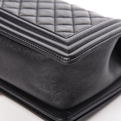 Chanel Lambskin Quilted Medium Boy Flap Black 20 of 20