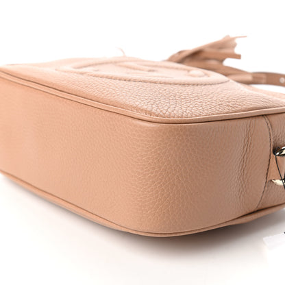 Gucci Pebbled Calfskin Small Soho Disco Bag Camelia 7 of 10