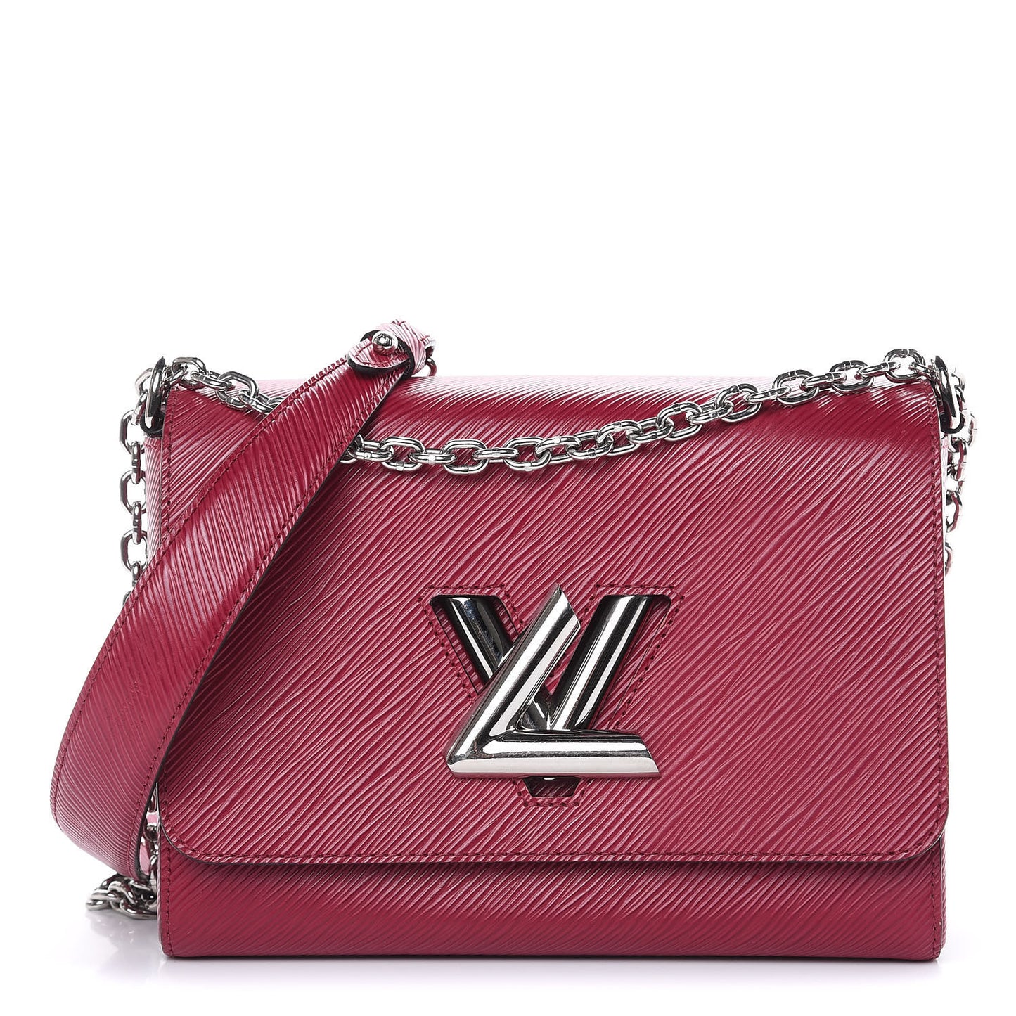 Epi Twist Shoulder Bag MM Fuchsia