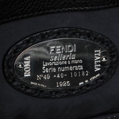 Fendi Cuoio Romano Selleria Large Anna Bucket Bag Black 6 of 6