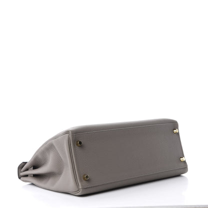 Hermes Togo Kelly Retourne 32 Gris Asphalte 4 of 10