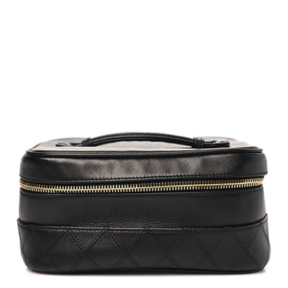 Chanel Lambskin Vanity Cosmetic Case Black 1 of 9