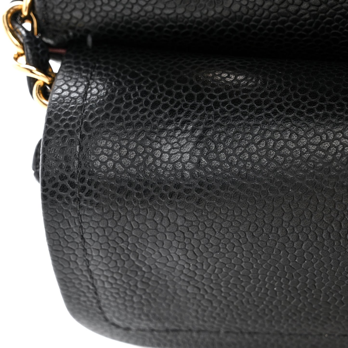 Caviar Quilted Small Double Flap Black
