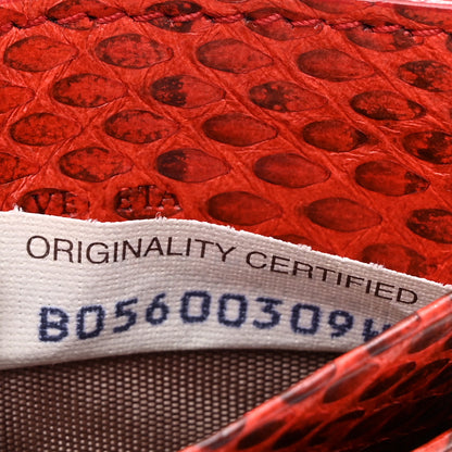 Bottega Veneta Ayers Intrecciato Card Holder Red 7 of 9