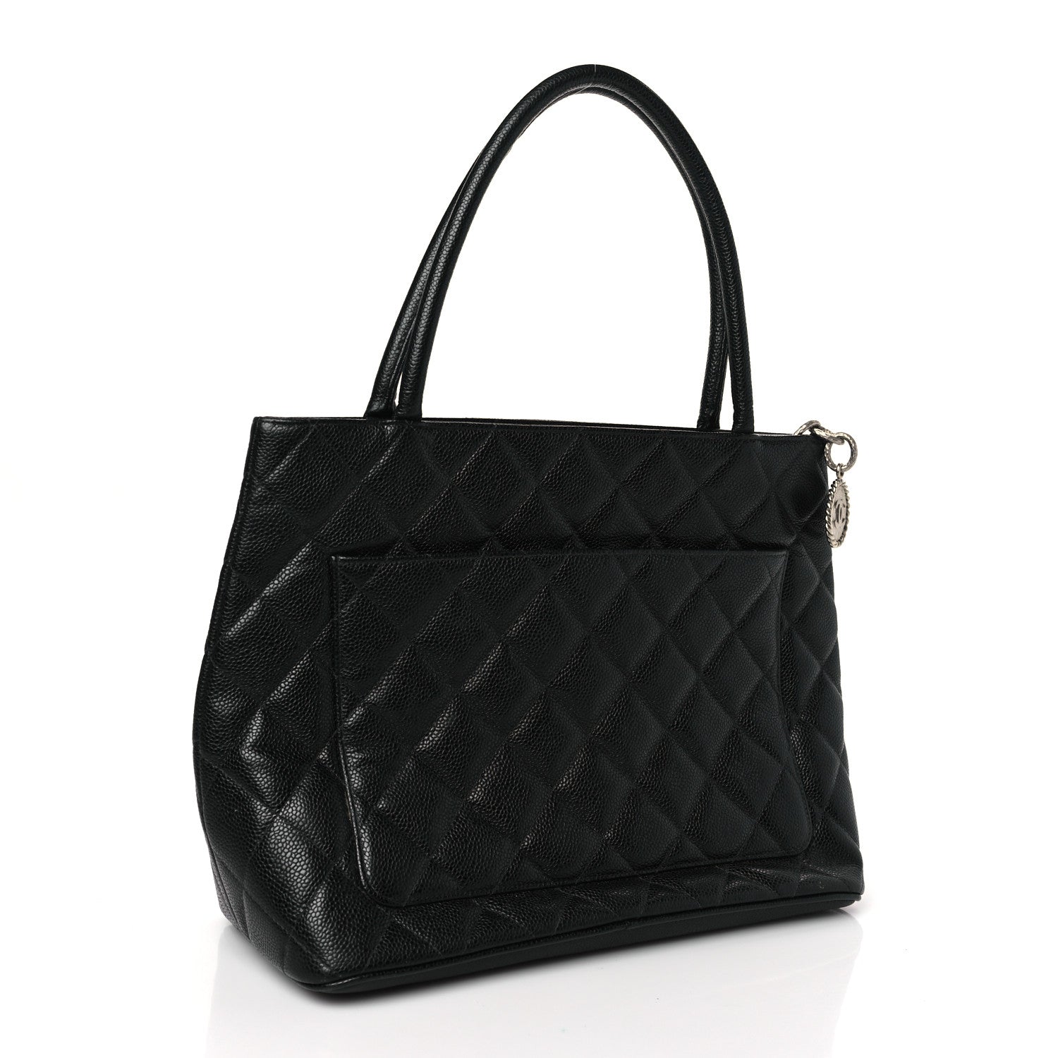 Chanel Caviar Quilted Medallion Tote Black 3 of 9