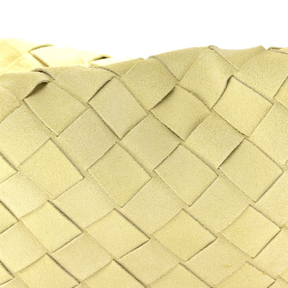 Bottega Veneta Suede Intrecciato Mini Jodie Lemon Wash 7 of 9