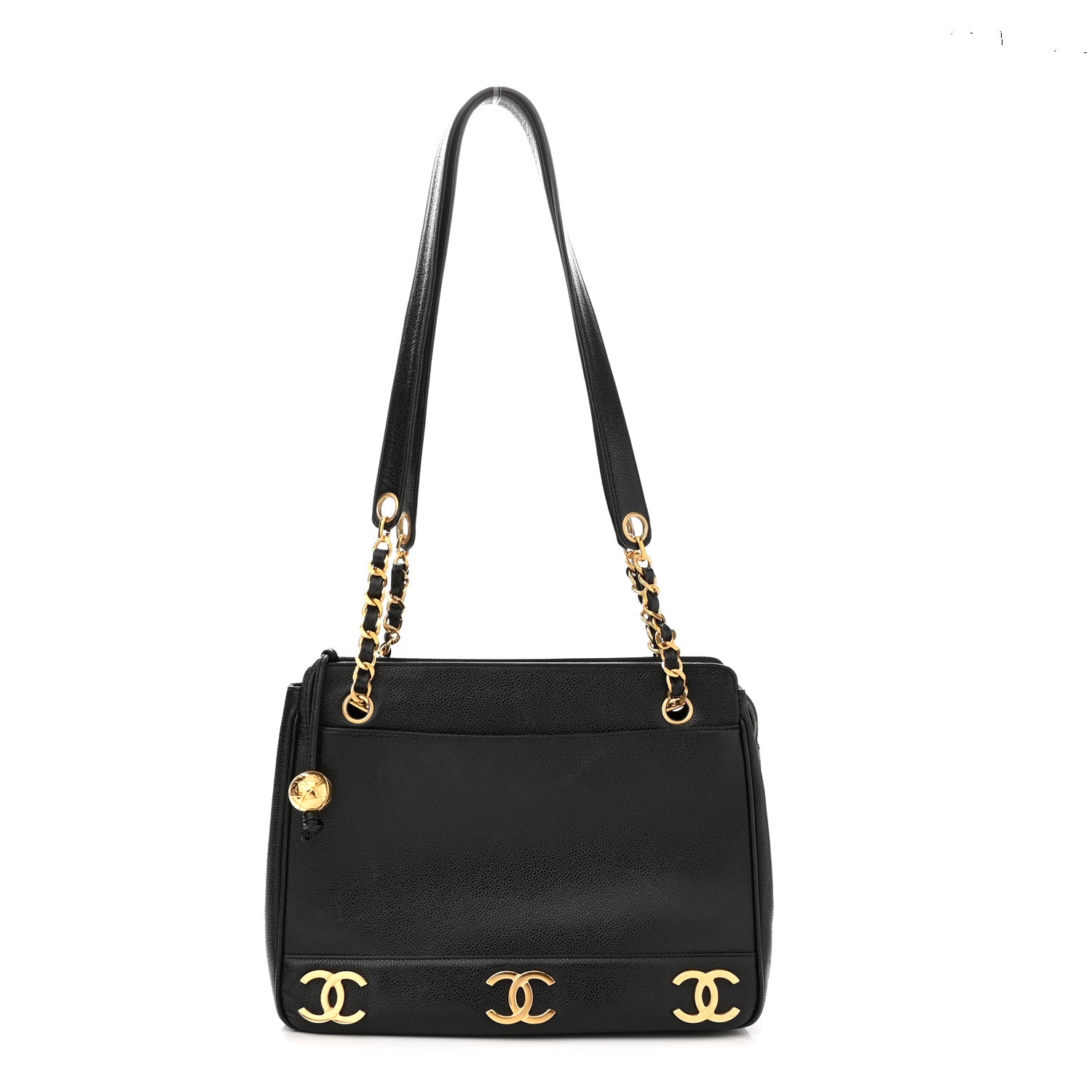 Chanel Caviar CC Shoulder Bag Black 1 of 11