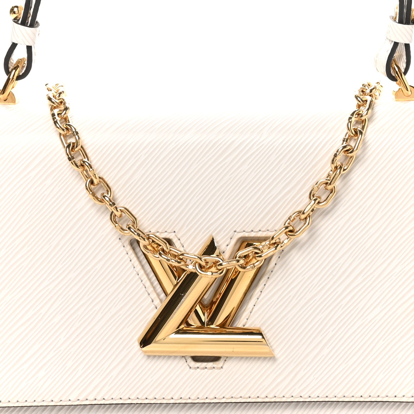 Epi Twist Shoulder Bag MM White