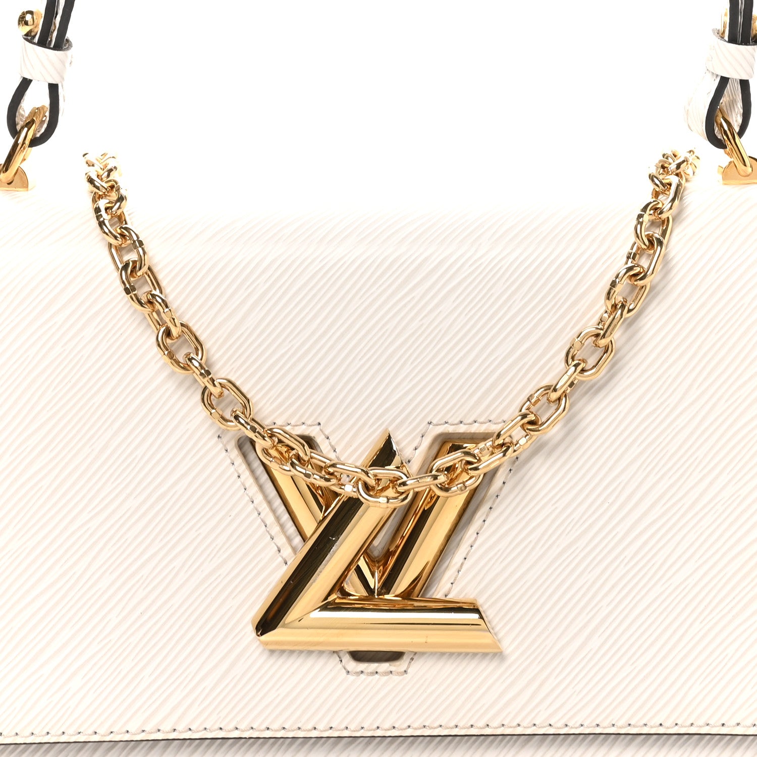 Louis Vuitton Epi Twist Shoulder Bag MM White 8 of 10