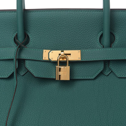 Hermes Togo Birkin 40 Malachite 10 of 11