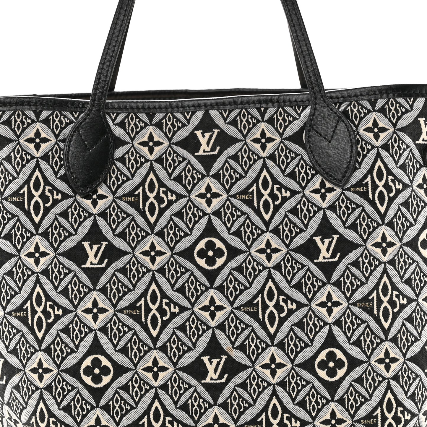 Jacquard Since 1854 Neverfull MM Grey