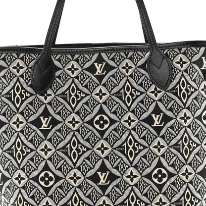 Louis Vuitton Jacquard Since 1854 Neverfull MM Grey 8 of 10