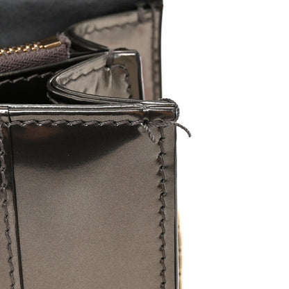 Bulgari Metallic Calfskin Serpenti Forever Crossbody Bag Silver 11 of 11