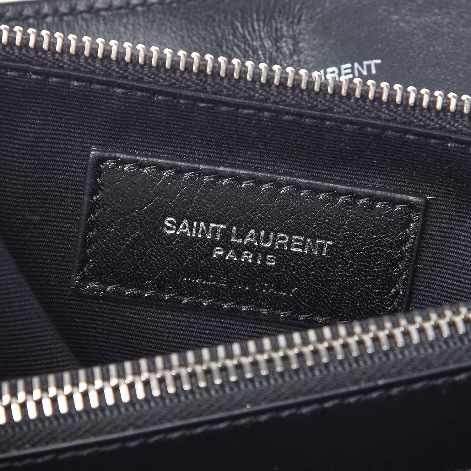 Saint Laurent Calfskin Y Quilted Monogram Large Loulou Chain Satchel Black 6 of 10