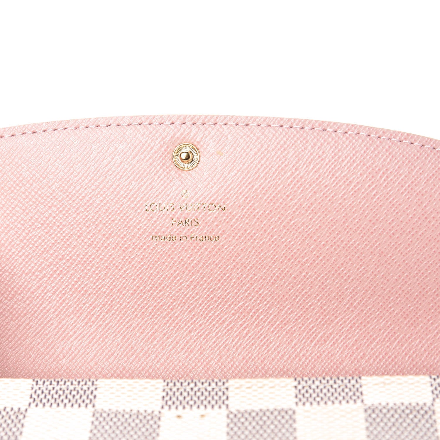 Louis Vuitton Damier Azur Emilie Wallet Rose Ballerine 6 of 7