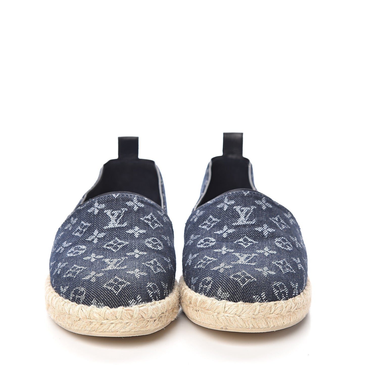 Monogram Denim Waterfall Espadrille 41 Marine