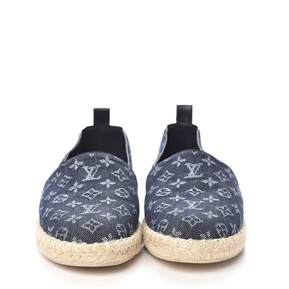 Louis Vuitton Monogram Denim Waterfall Espadrille 41 Marine 2 of 8