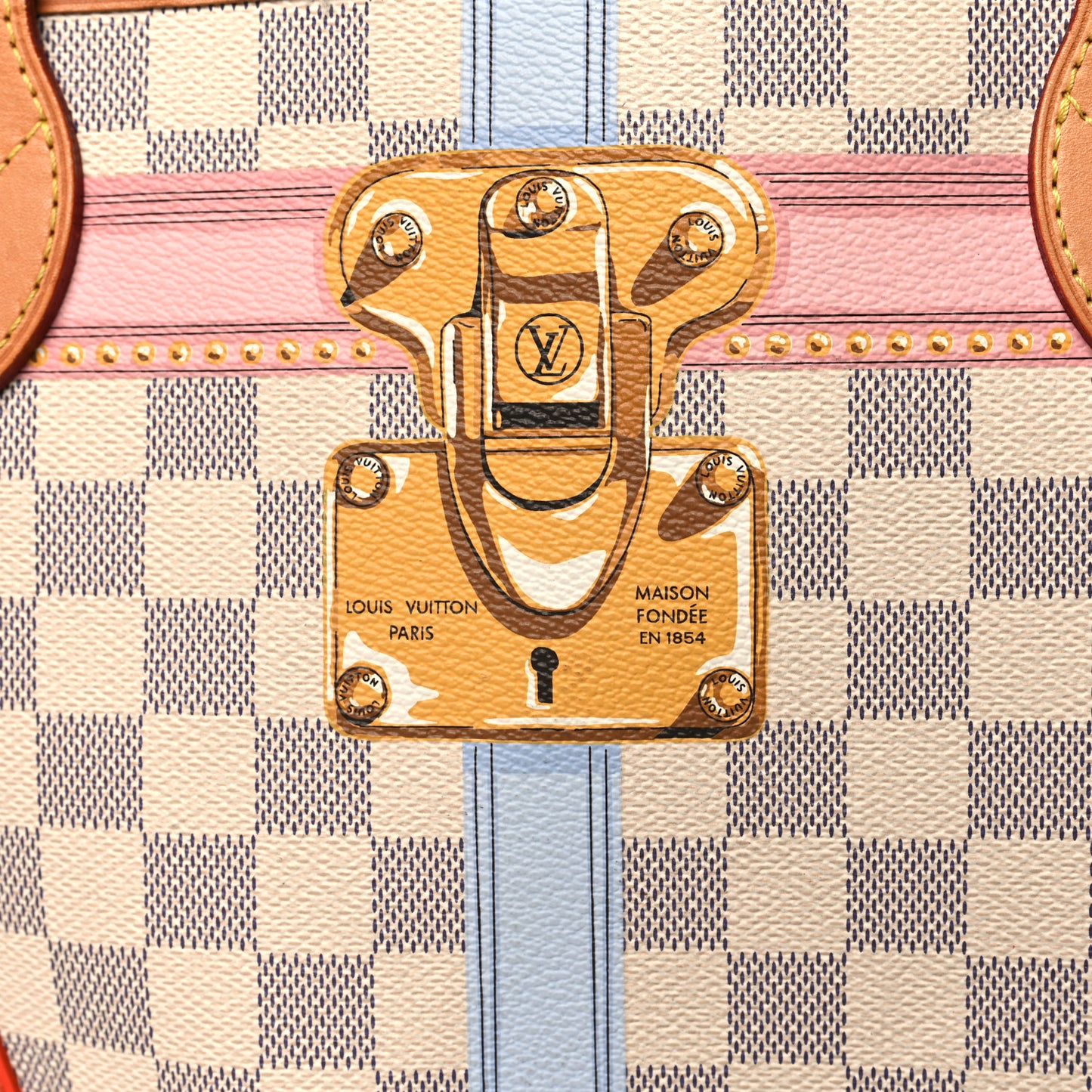 Damier Azur Summer Trunks Neo Neverfull MM