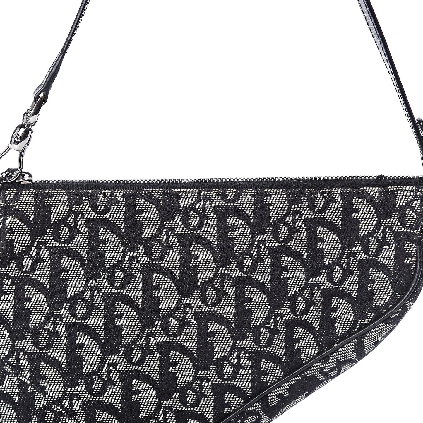 Monogram Mini Saddle Pochette Black