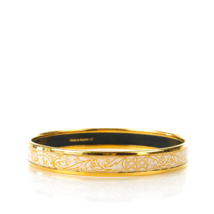 Hermes Enamel Printed Narrow Bracelet 65 4 of 5