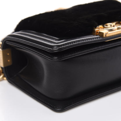 Chanel Orylag Rabbit Fur Calfskin Small Boy Flap Black 8 of 12