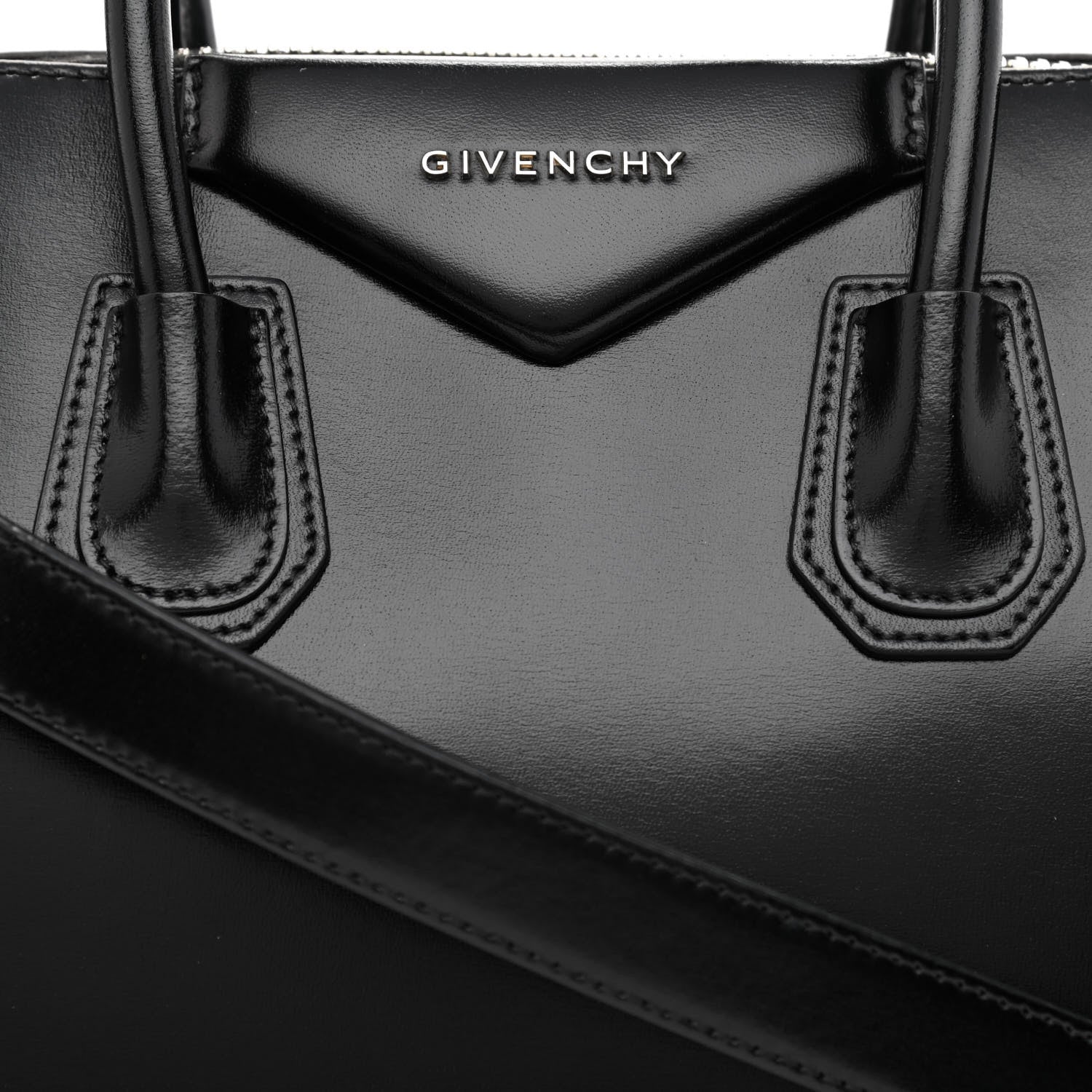 Givenchy Shiny Lord Calfskin Small Antigona Black 8 of 10