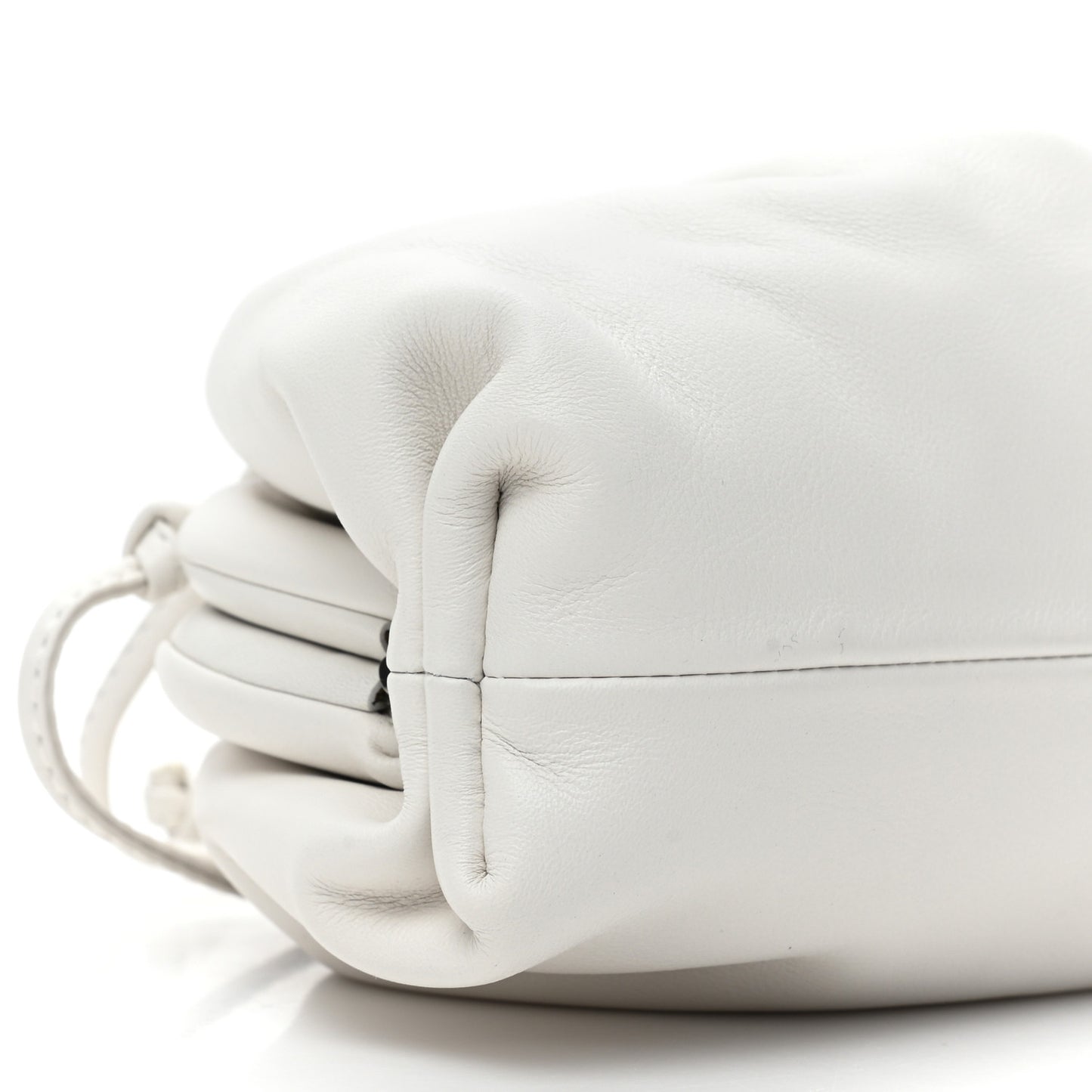 Butter Calfskin The Mini Pouch Chalk