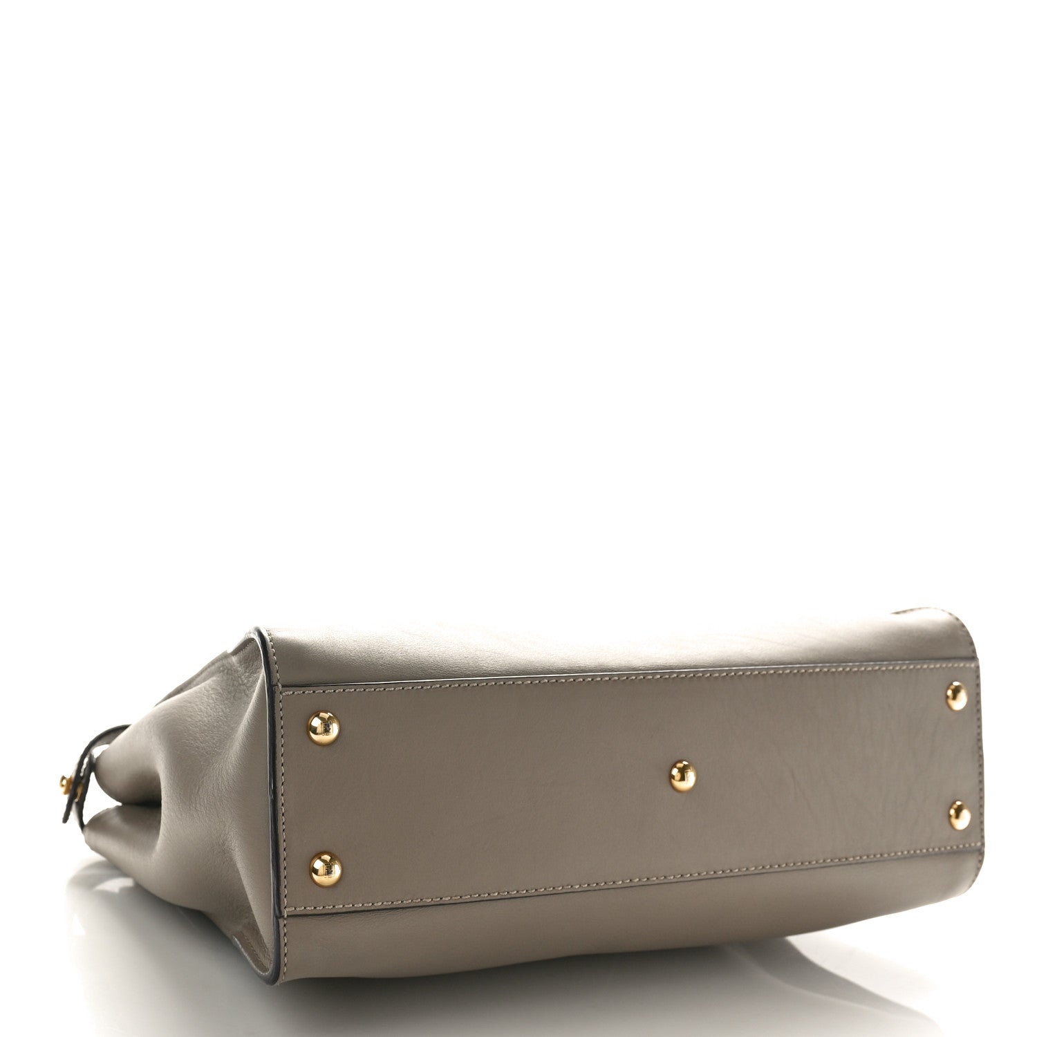 Fendi Vitello Seta Plexiglass Tortoise Medium Peekaboo Iconic Satchel Tortora 4 of 9