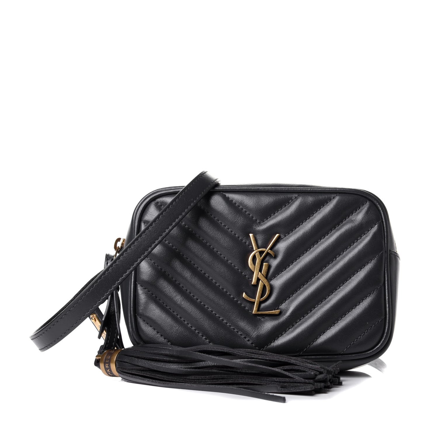 Calfskin Matelasse Monogram Lou Belt Bag Dark Smog