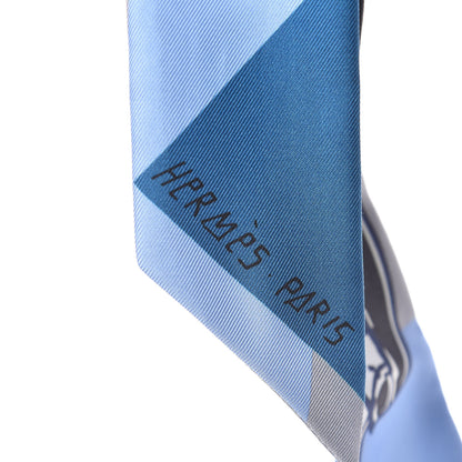 Hermes Silk Sea Surf and Fun Twilly Anthracite Marine Jean 5 of 5