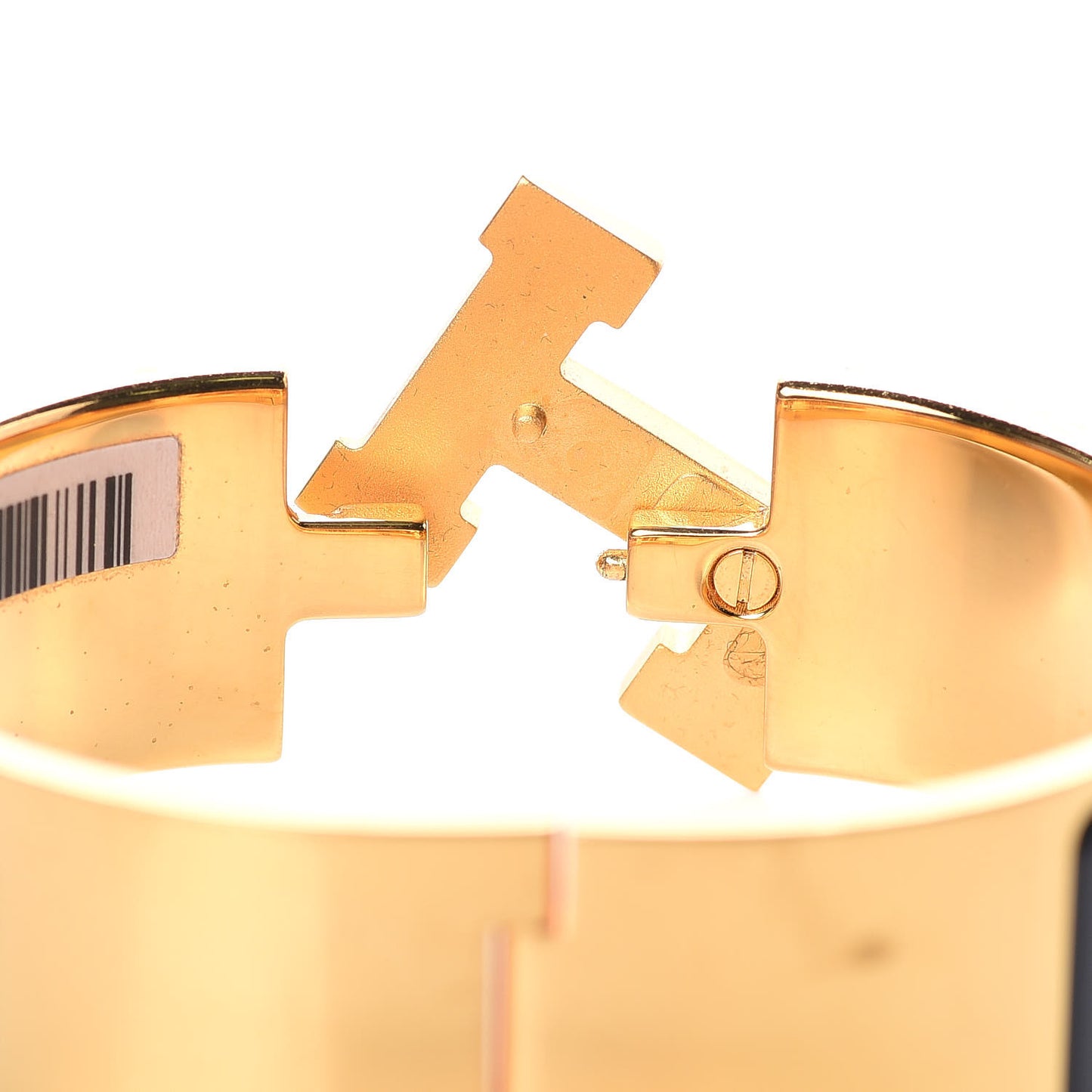 Enamel Wide Clic Clac H Bracelet PM Black