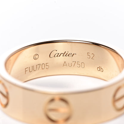 Cartier 18K Yellow Gold 5.5mm LOVE Ring 52 6 4 of 5