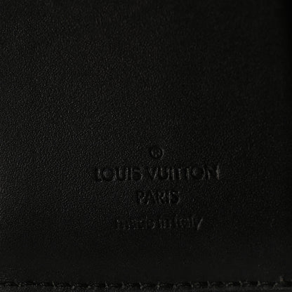 Louis Vuitton Patent Calfskin Monogram Cherrywood Compact Wallet Black 6 of 12