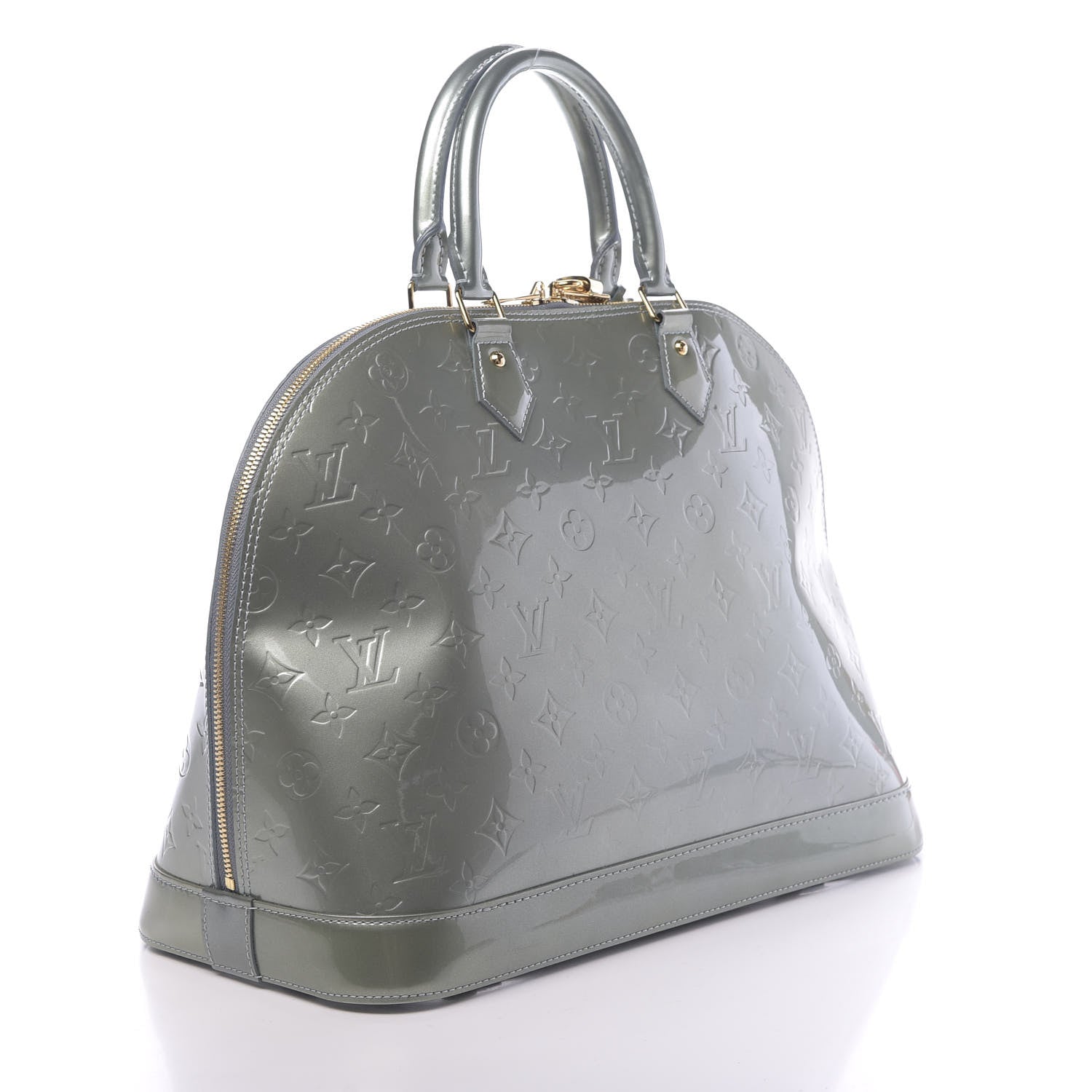 Louis Vuitton Vernis Alma MM Givre 3 of 9