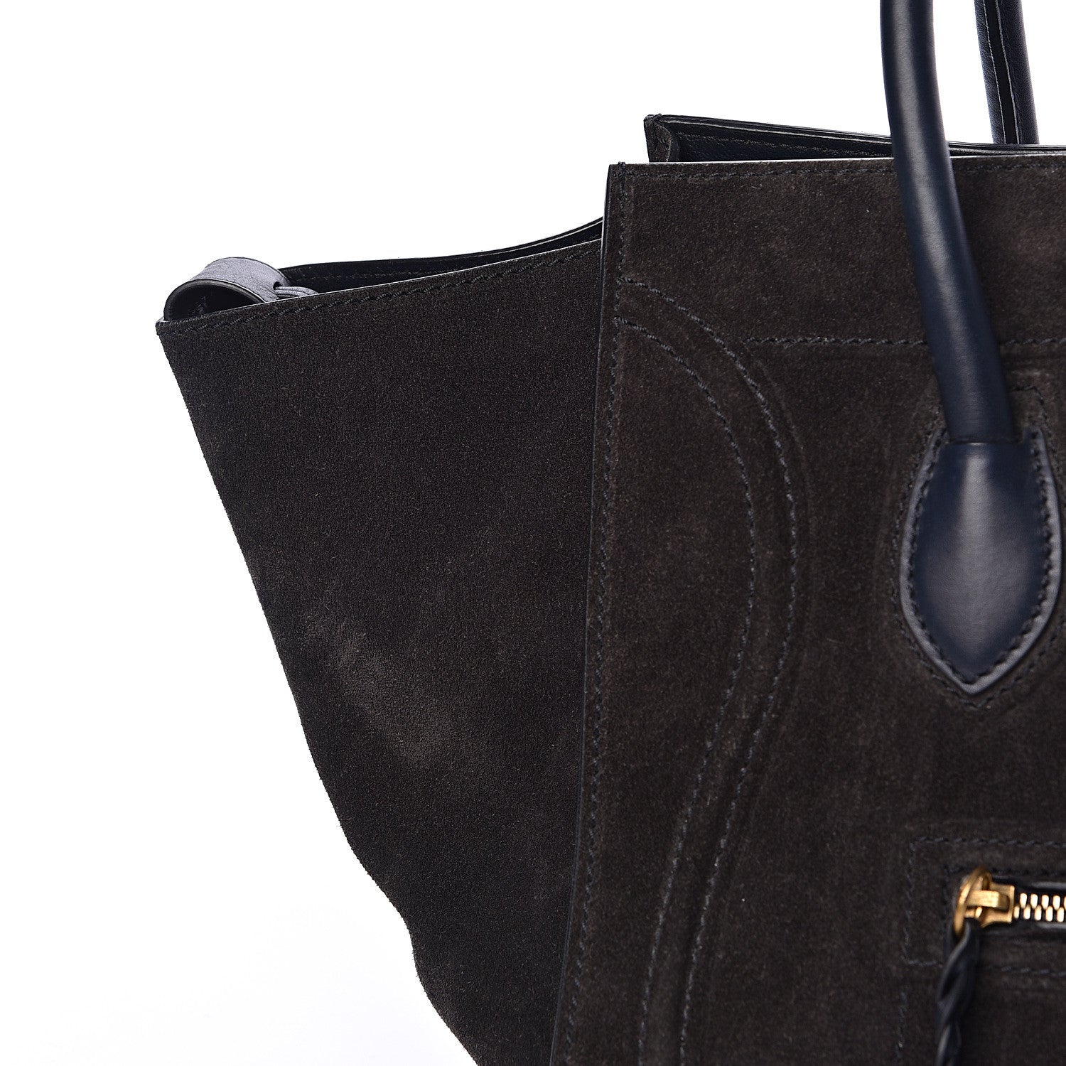 Celine Suede Medium Phantom Luggage Anthracite 15 of 22
