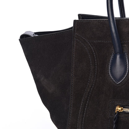 Celine Suede Medium Phantom Luggage Anthracite 15 of 22