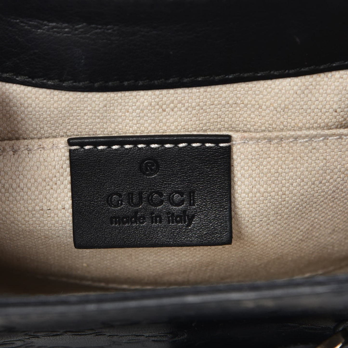 Guccissima Mini Emily Shoulder Bag Black