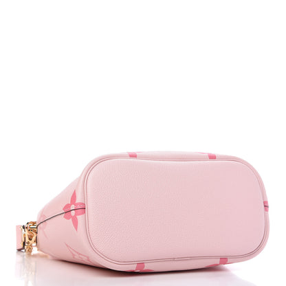 Louis Vuitton Empreinte Monogram Giant By The Pool Marshmallow Hobo PM Bouton De Rose 4 of 10