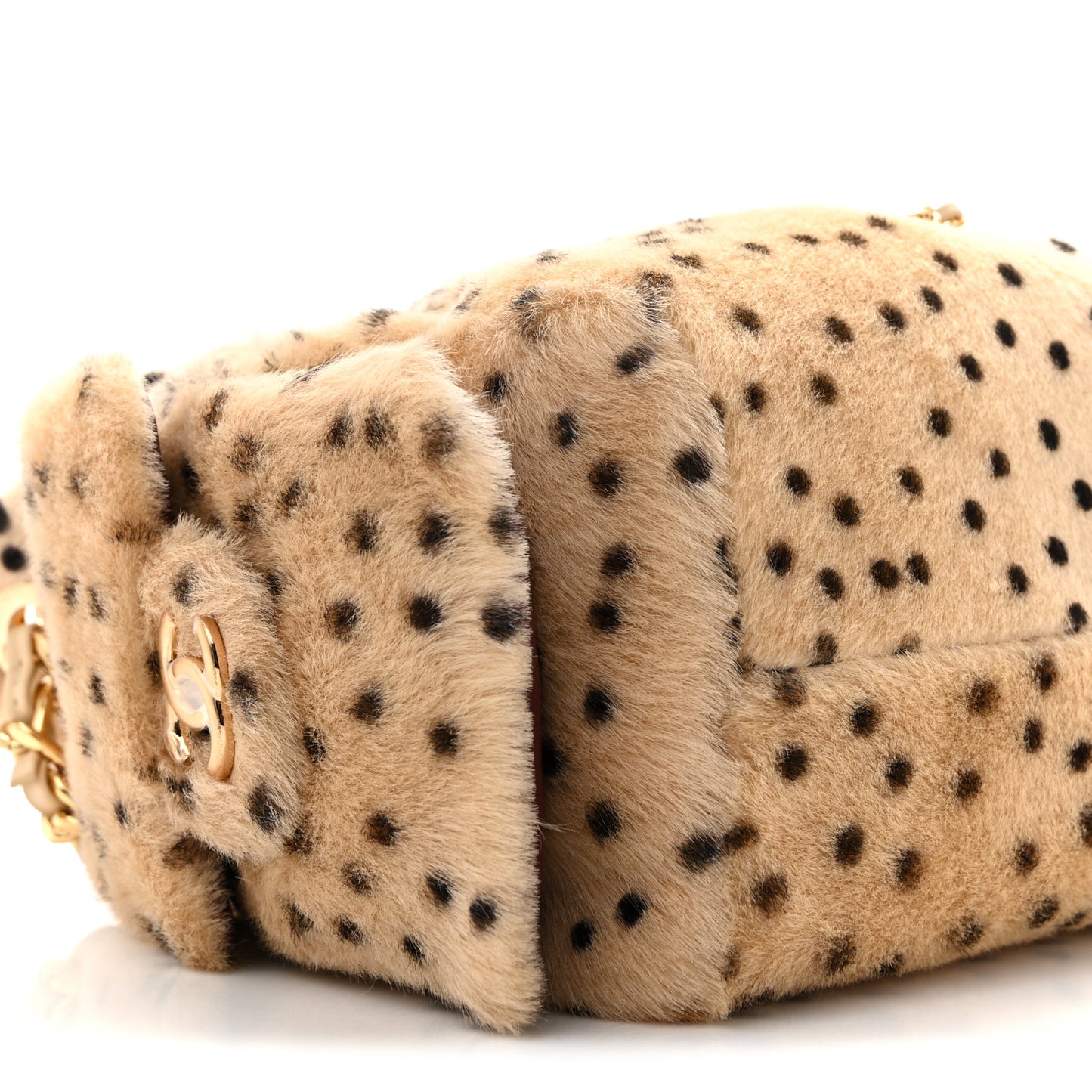 Pony Hair Mini Chanel 25 Handbag Beige Black Beige Black Beige Black
