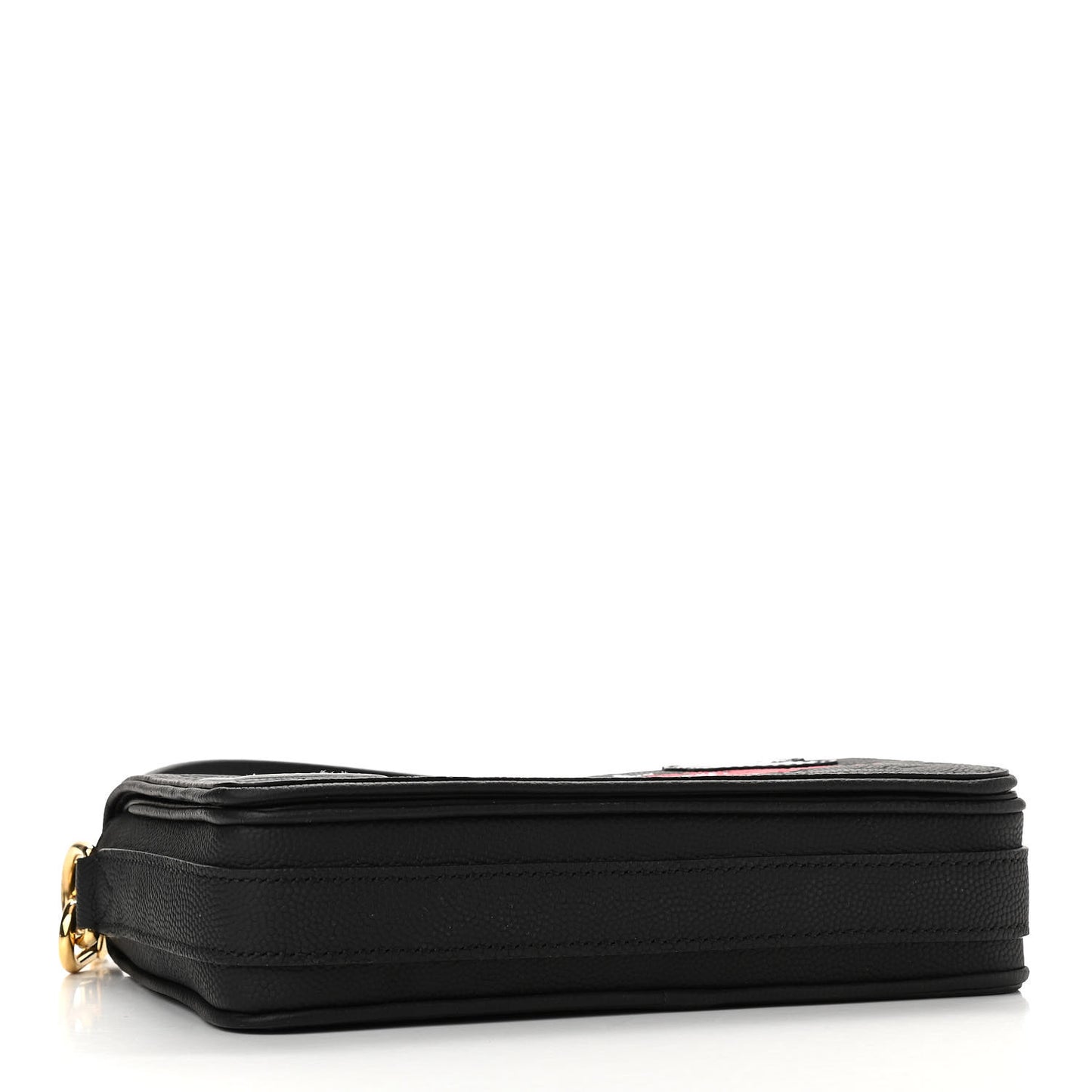x NBA Grained Calfskin Monogram Studio Messenger Black