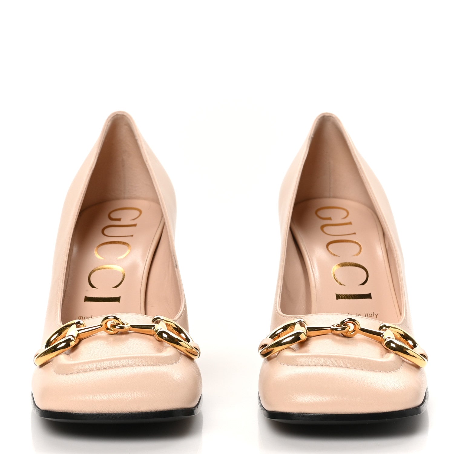 Gucci Malaga Kid Horsebit 75mm Pumps 38 Skin Rose 2 of 8