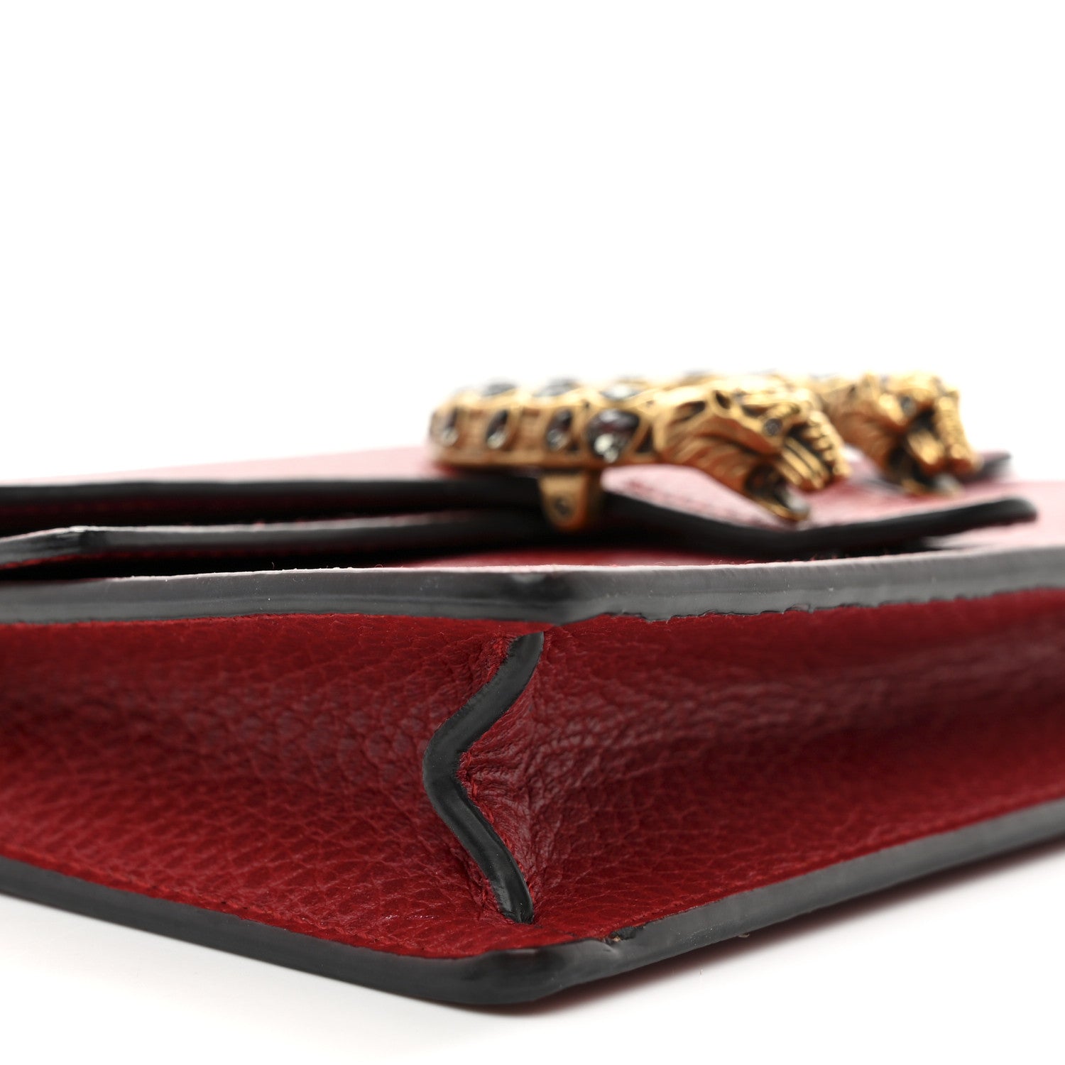 Gucci Calfskin Super Mini Dionysus Shoulder Bag Hibiscus Red 8 of 9
