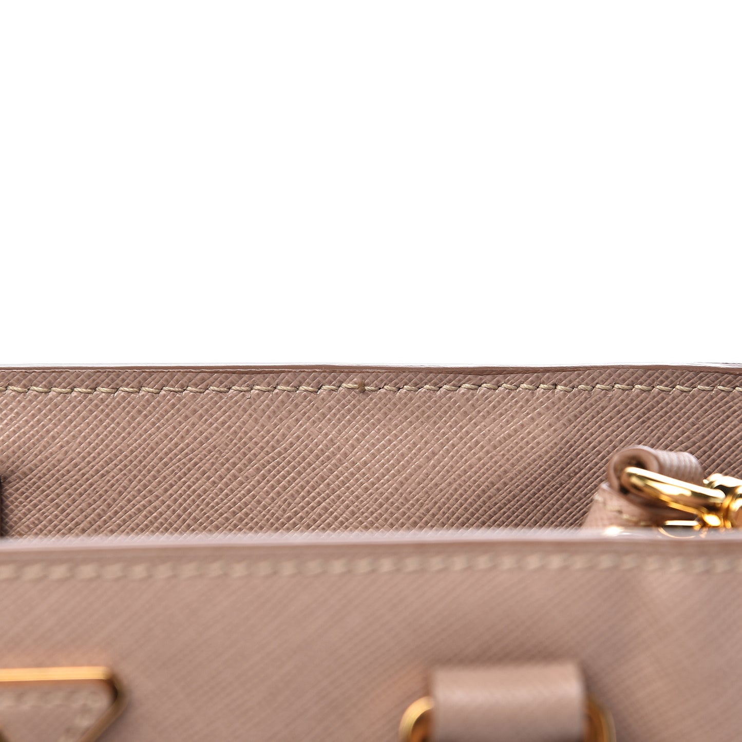 Saffiano Lux Medium Tote Cammeo