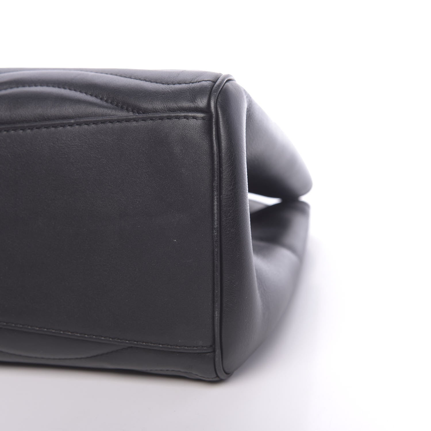 Louis Vuitton Calfskin New Wave Chain Tote Black 7 of 10