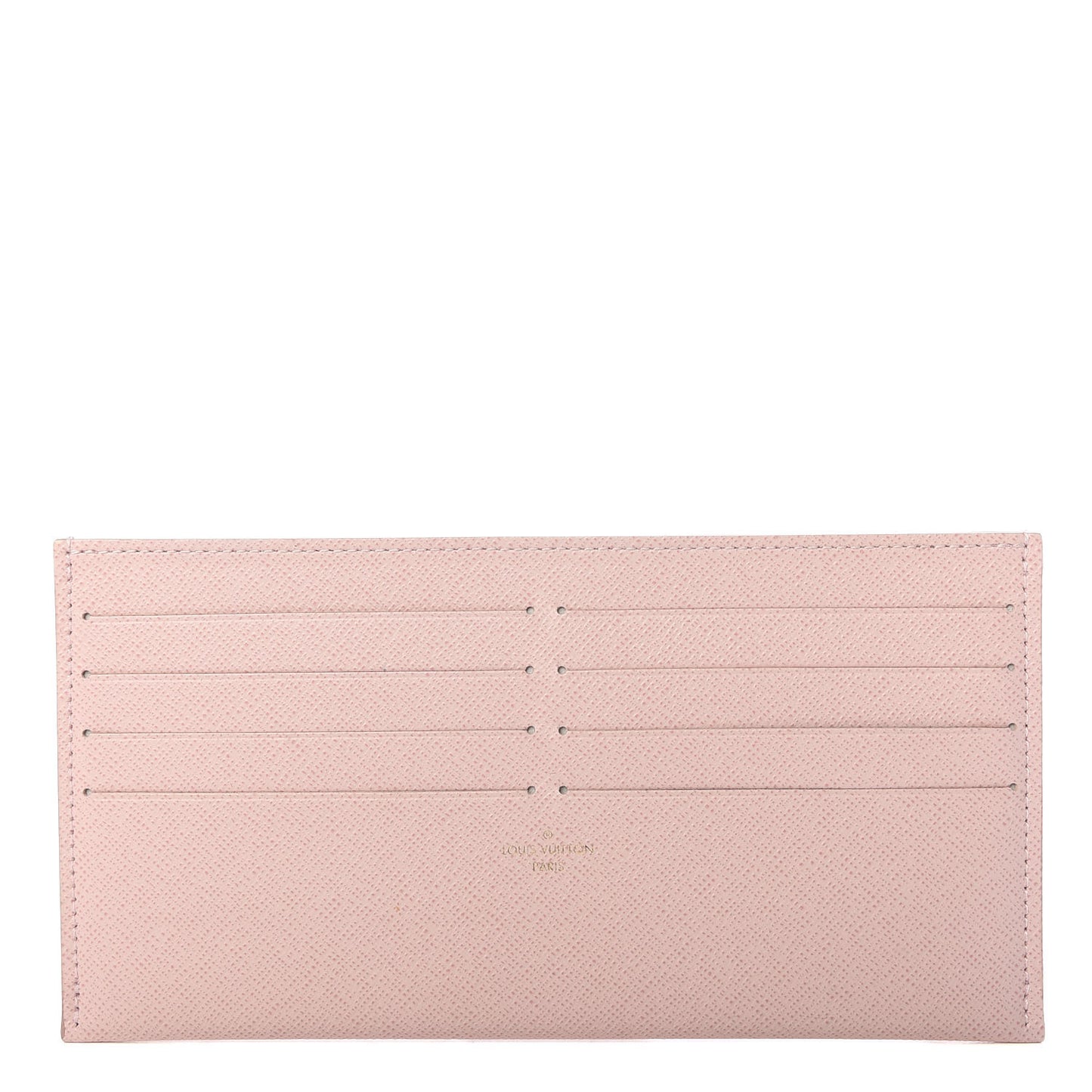 Calfskin Felicie Card Holder Insert Rose Ballerine