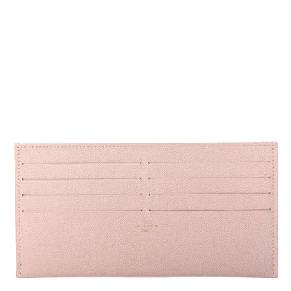 Louis Vuitton Calfskin Felicie Card Holder Insert Rose Ballerine 1 of 6