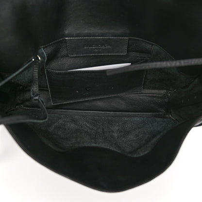 Balenciaga Calfskin Papier Sight Clutch Black 5 of 11