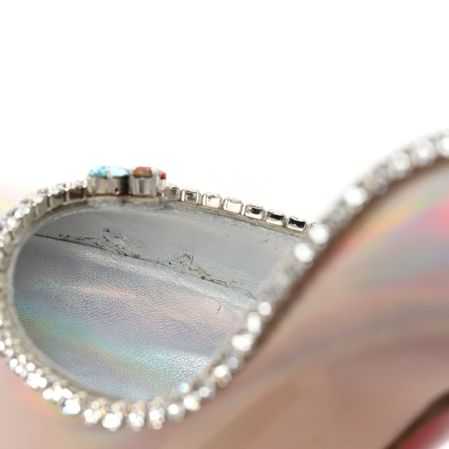 Patent Psychic Chick Queen 100 Pumps 37 Iridescent