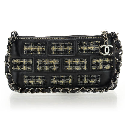 Chanel Tweed Patch Pochette 3 of 8