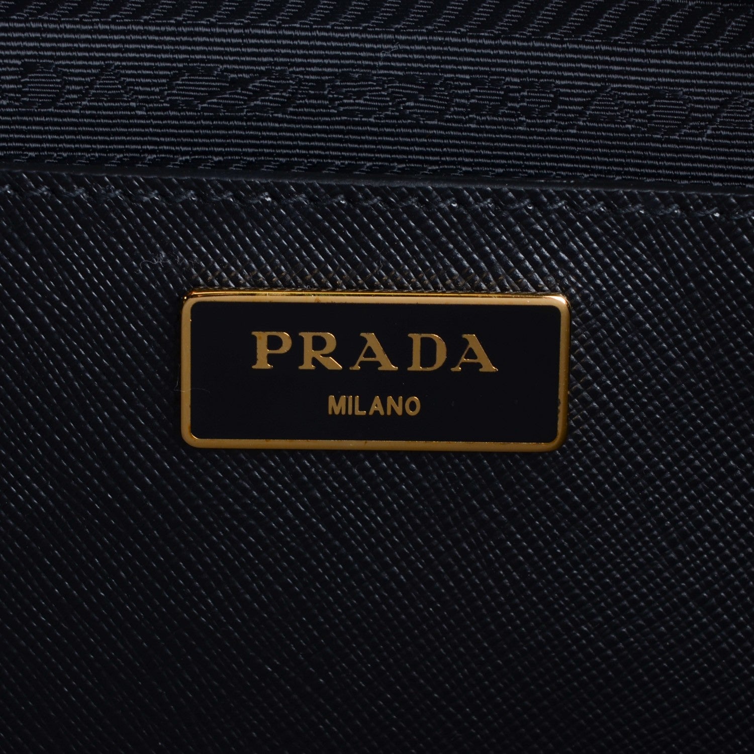 Prada Saffiano Lux Bi-Color Medium Galleria Double Zip Tote Black Talco 7 of 10